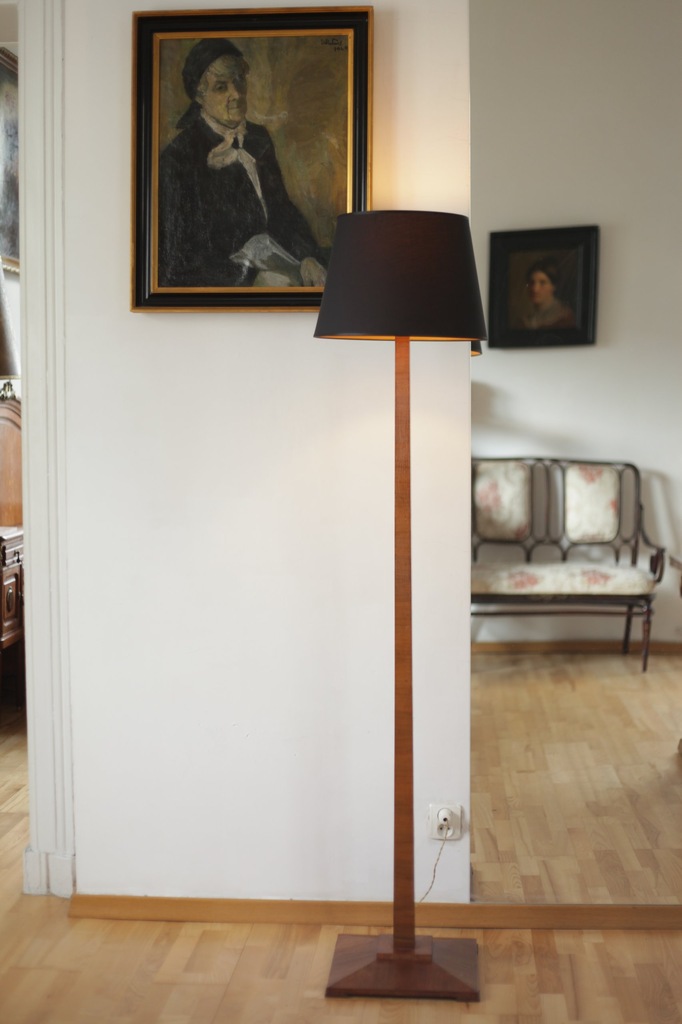 Lampa podłogowa stojąca art-deco art deco salonowa