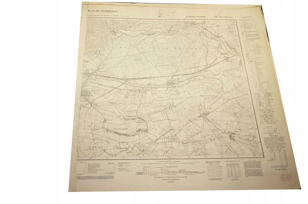 159. Mapa DREZDENKO 1941r 1:25.000 57x60m