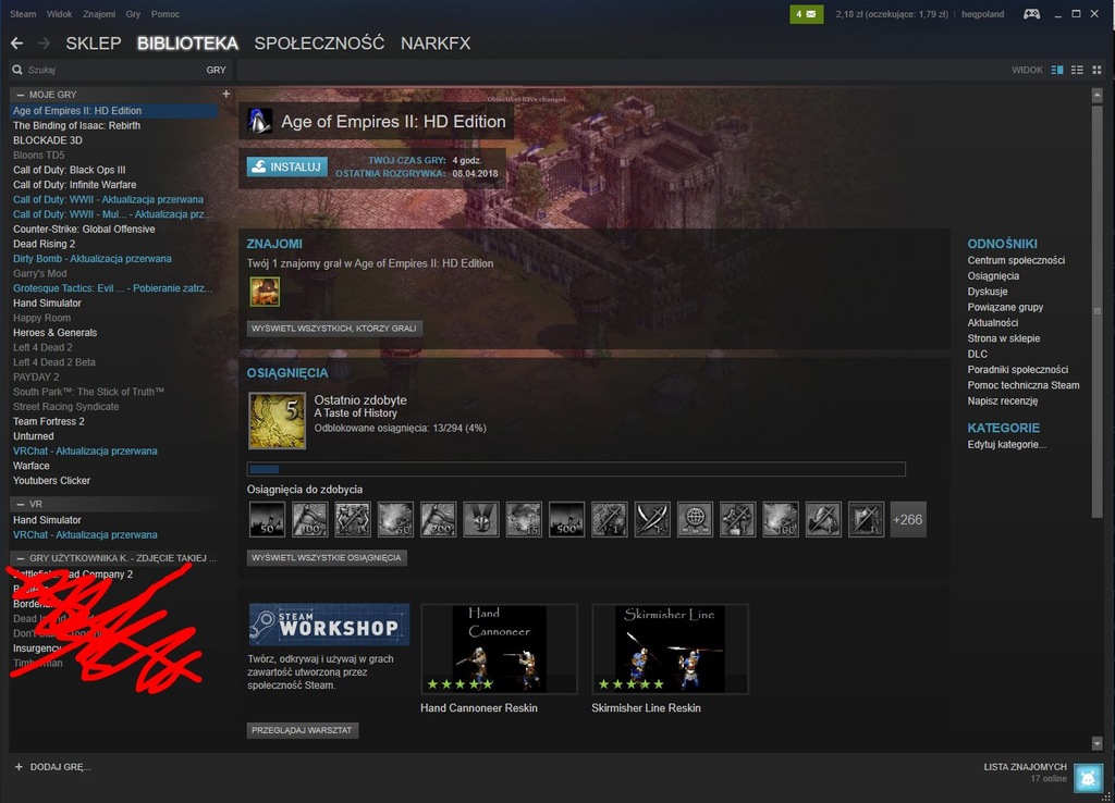 Sprzedam konto Steam +20 gier paypal/paysafecard