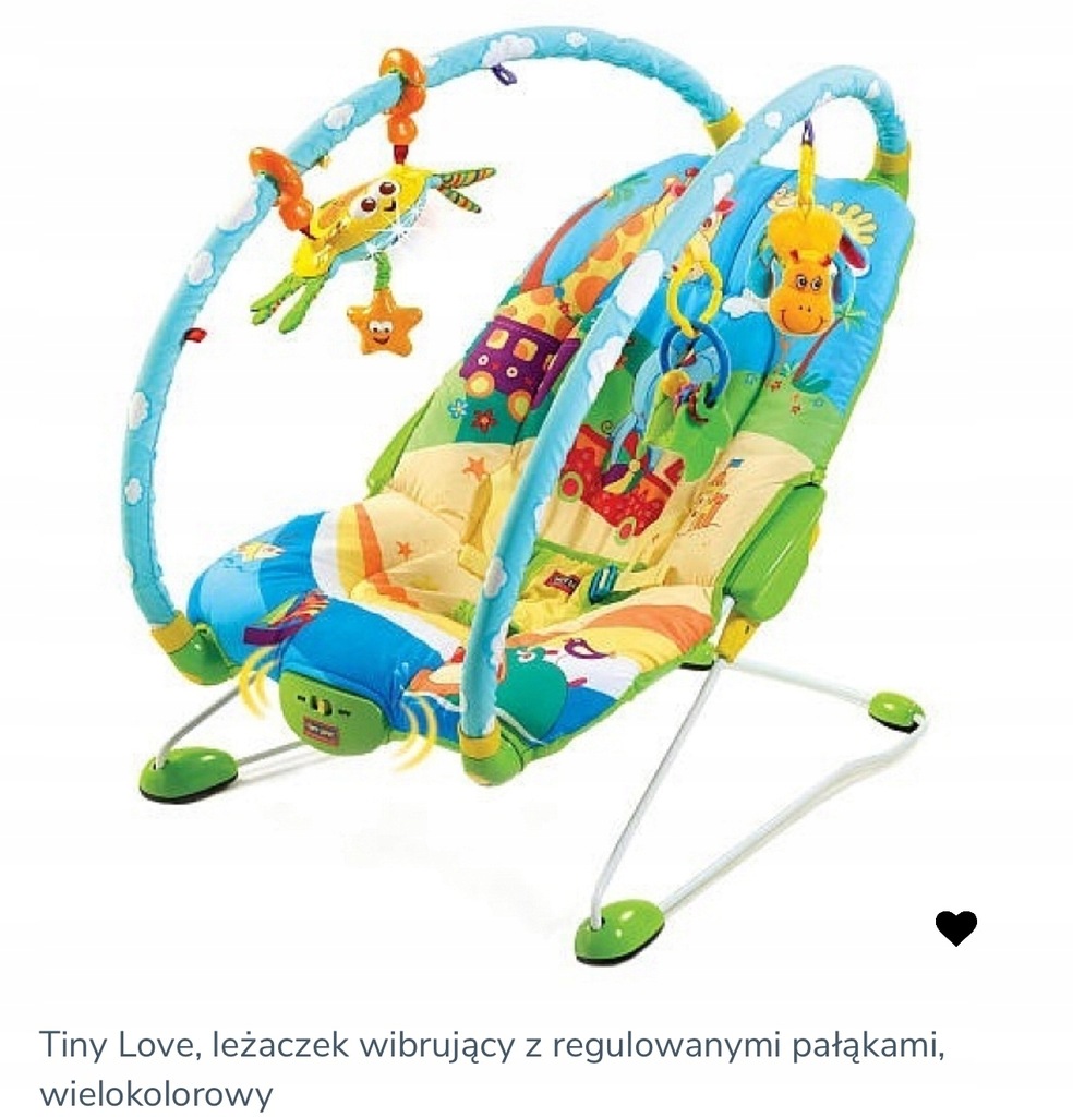 Tiny Love lezaczek wibrujący j nowy ma 4 Msc