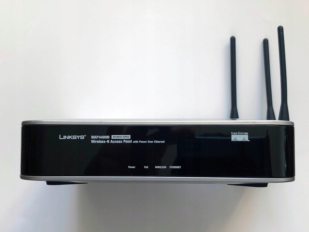 Cisco Linksys WAP4400N WirelessN Access Point PoE 7576184863 oficjalne archiwum Allegro