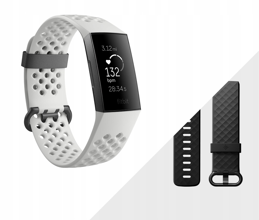 Fitbit Charge 3 SE Biały Sport / Czarny PL