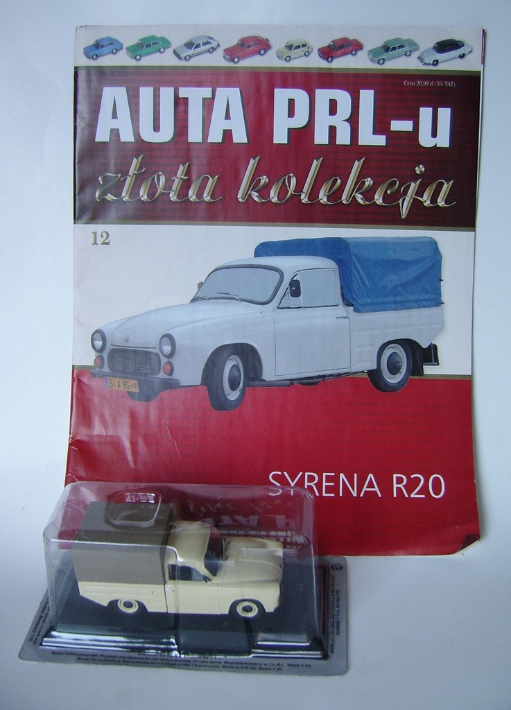 AUTA PRL u złota kolekcja DeAgostini SYRENA R20 7268845187 oficjalne archiwum Allegro