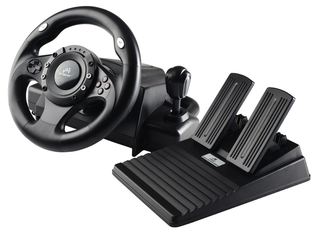 Kierownica pedały TRACER Drifter PC PS2 PS3 Gratis