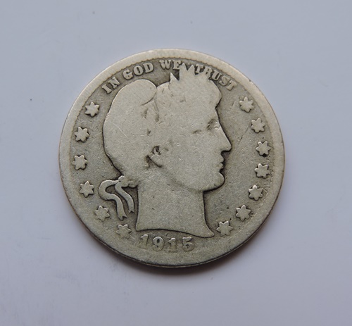USA quarter dollar 1915