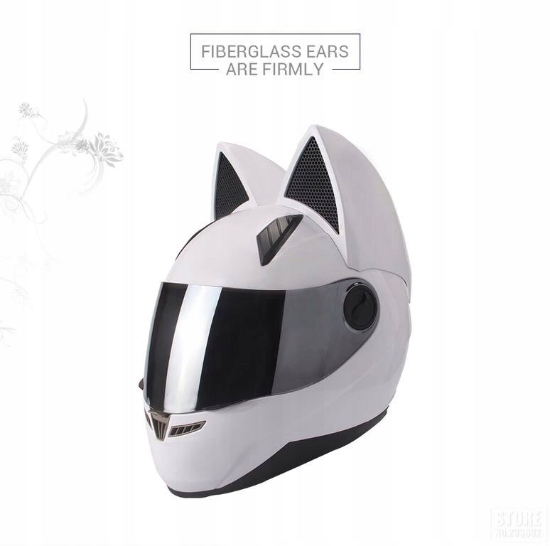 Kask Motocyklowy Cat Look Kot Kobieta Uszy Damski 7546210494 Oficjalne Archiwum Allegro