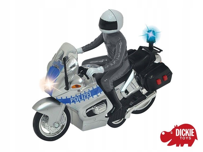 DICKIE Motor S.O.S. 15 cm. Policja motocykl