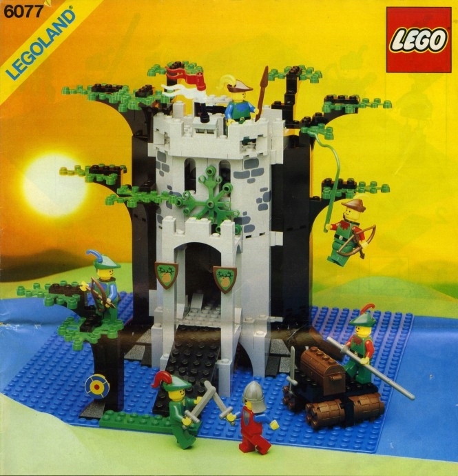 Lego 6077 Forestmen's River Fortress 90% kompletny