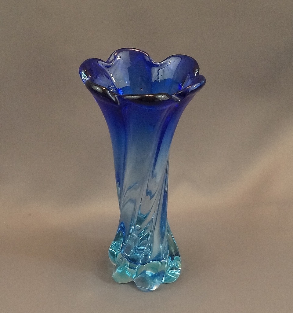 Szklany wazon murano