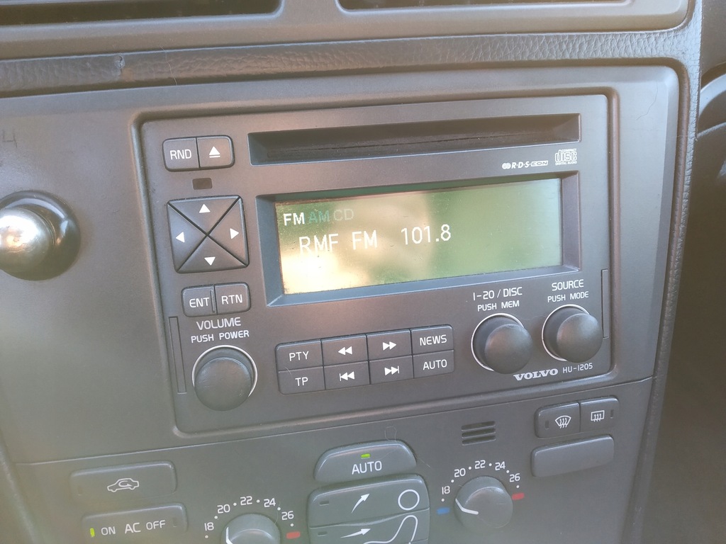 Radio Volvo v70 HU1205 kod, sprawne, Europa 7722356516
