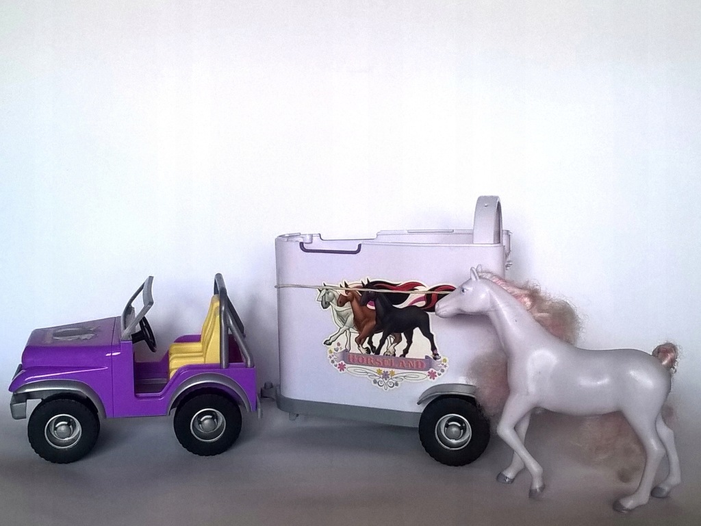 lansay auto terenowe przyczepa konie koń horseland