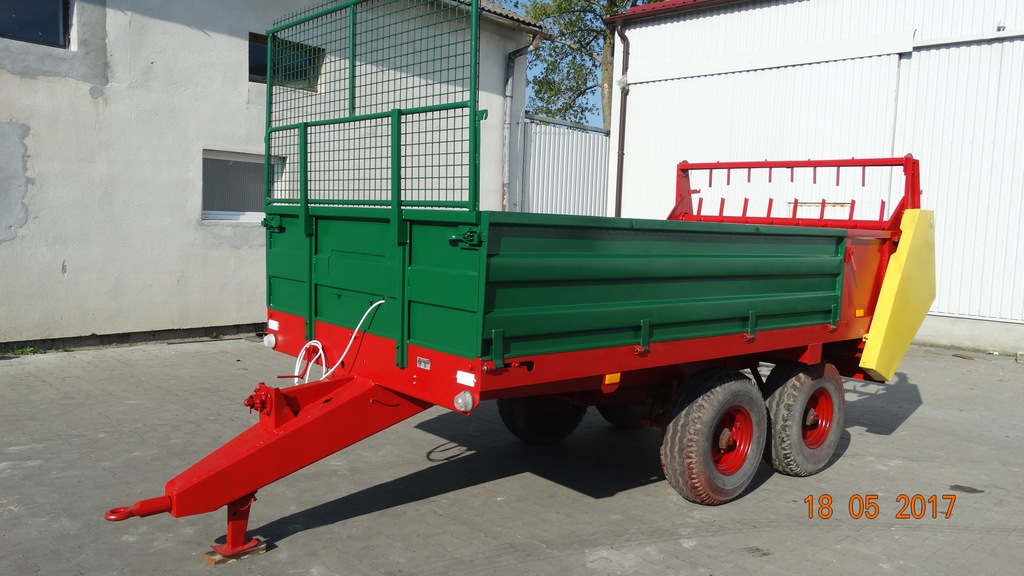 Rozrzutnik obornika WARFAMA N218/2 tandem 6 ton