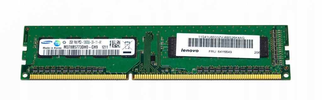 RAM Samsung 2GB DDR3 1333MHz CL9 1.5V WAWA