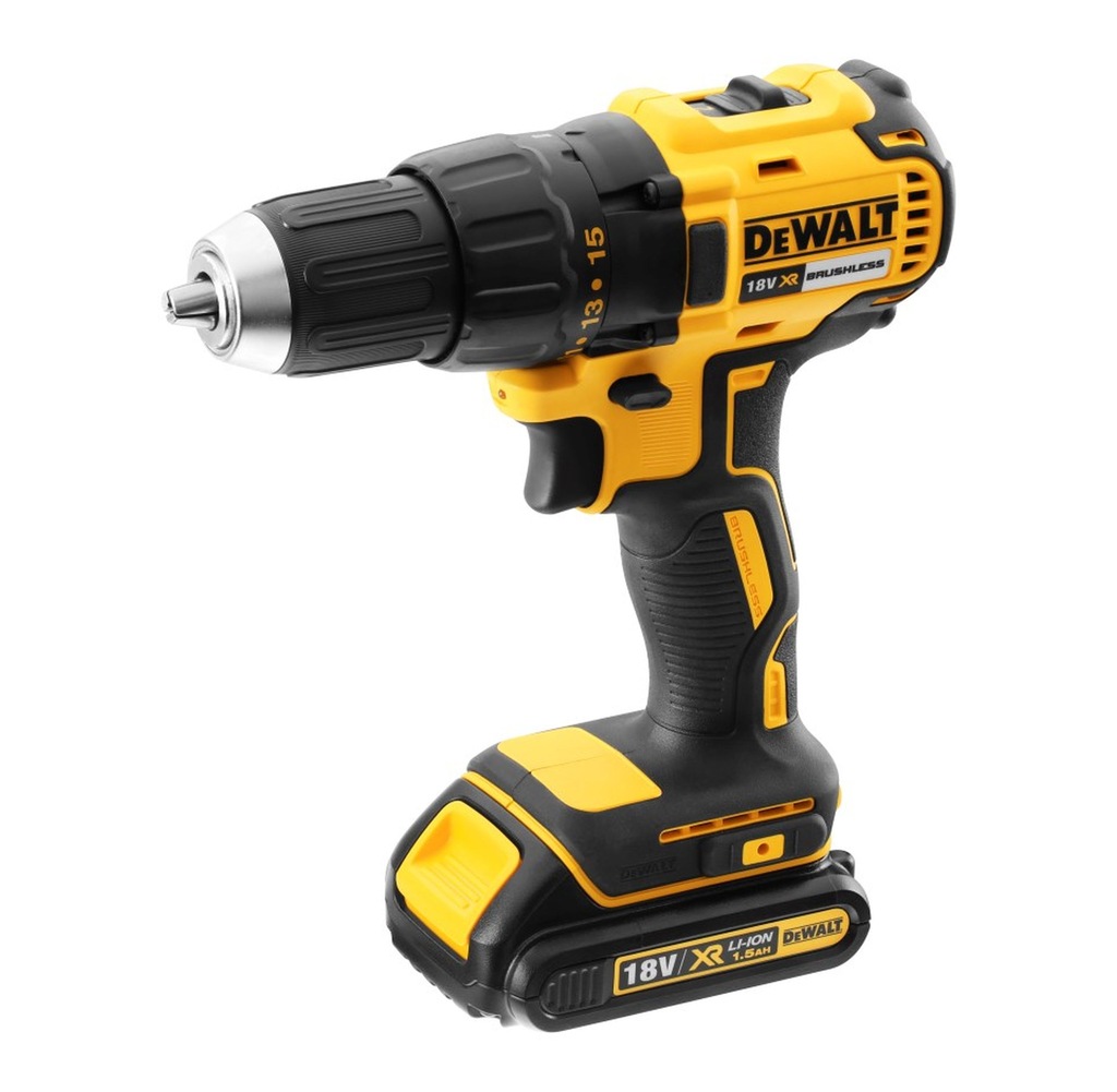 Dewalt DCD777S2T Wkrętarka XR 18 V, 2 x 1,5 Ah