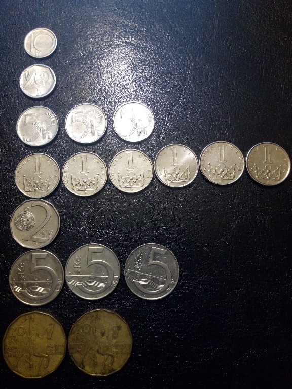 Zestaw monet Czechy 1993-2018