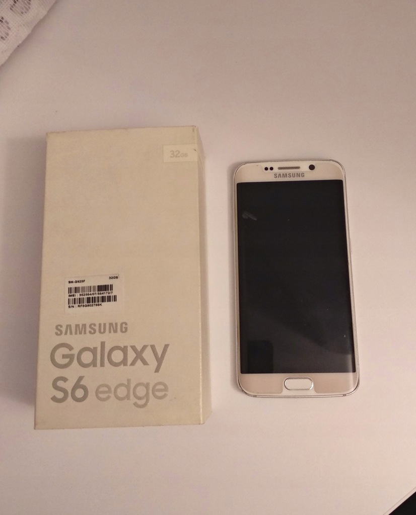 Samsung Galaxy S6 Edge 32GB White Pearl sprawny