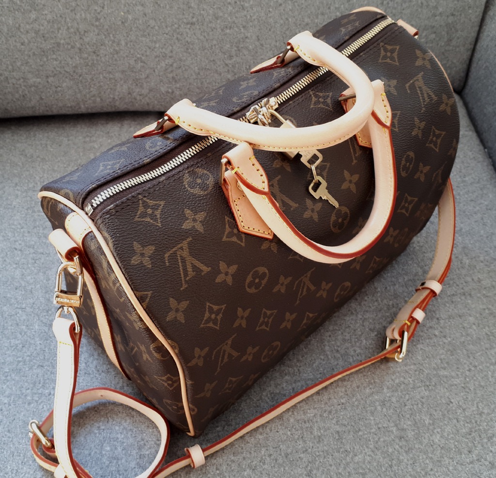 Louis Vuitton speedy 40 bandouliere torebka okazja - 8560579617 - oficjalne  archiwum Allegro