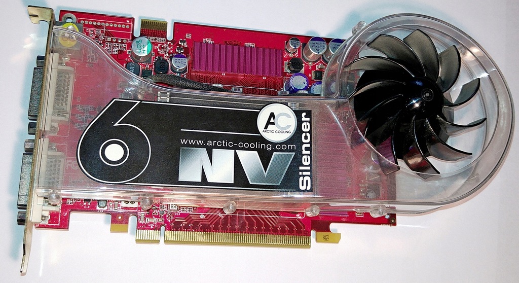 GAINWARD Ultra 1960 (GeForce 6600GT) wejście video 7407284915