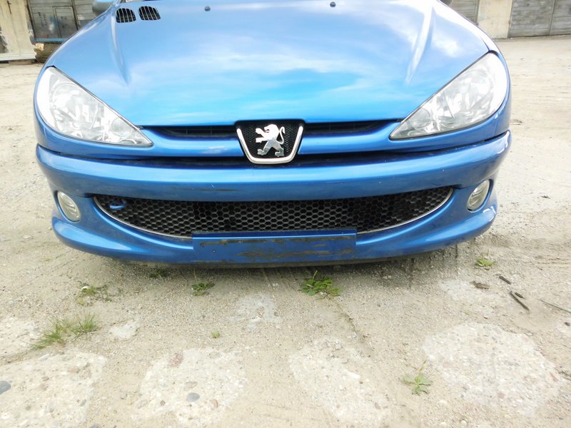 ZDERZAK PRZÓD LIFT PEUGEOT 206 CC 05r