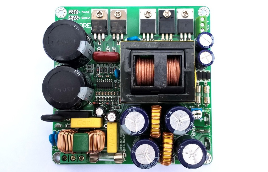 Zasilacz impulsowy audio symetryczny +-36V 300W