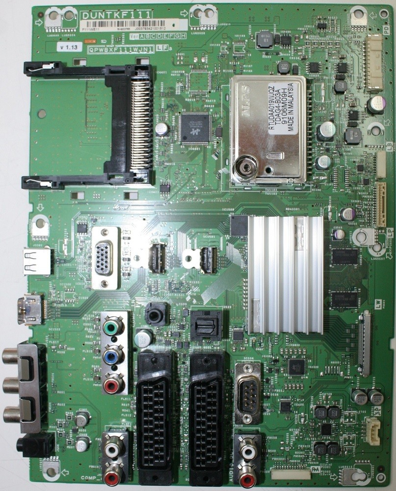 Płyta główna DUNTKF111  QPWBXF111WJN1 SHARP 32LE60