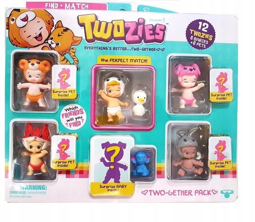 Moose Twozies Mega Zestaw 12 Elementów Zestaw 2 57