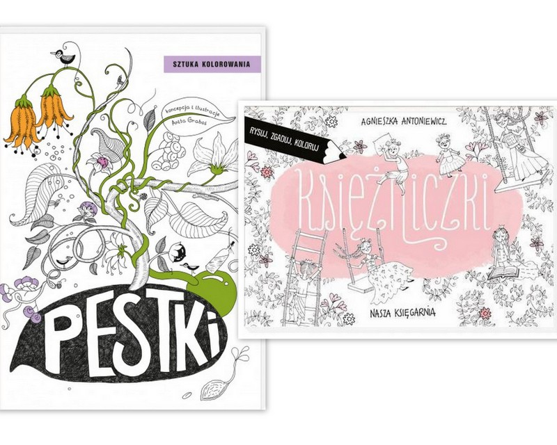 Anita Graboś Pestki + KSIĘŻNICZKI KOLOROWANKI
