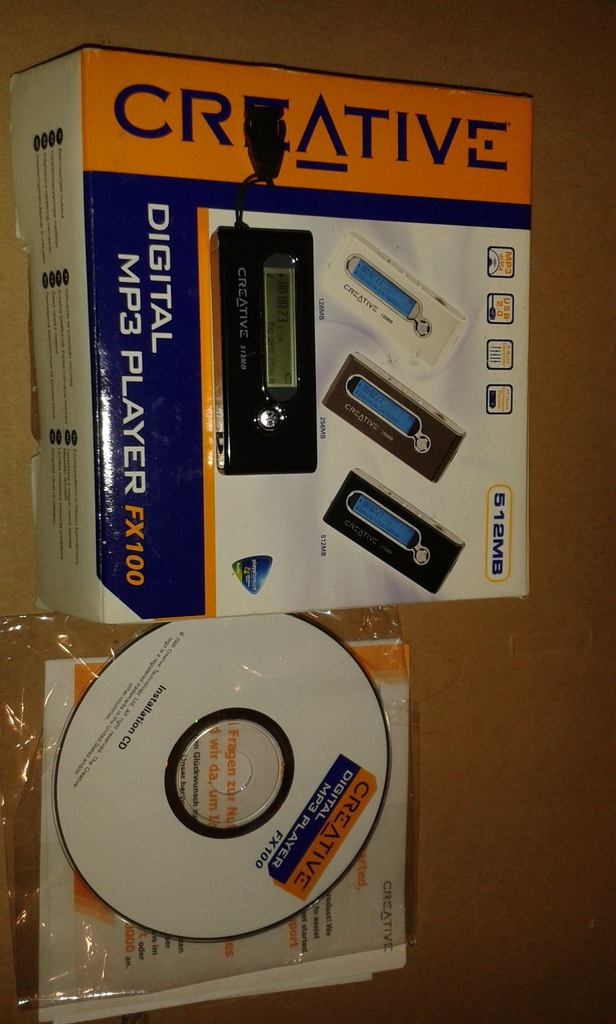 Odtwarzacz MP3 Creative FX100  512MB