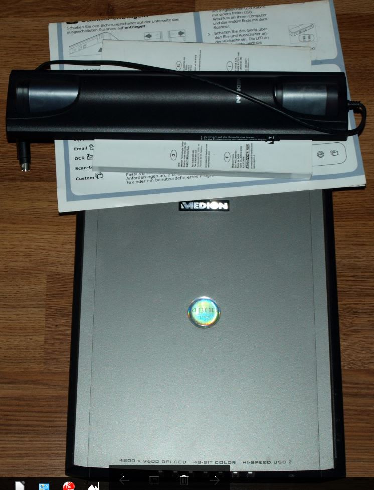 skaner Medion MD90070 4800x9600 dpi color 48 bit