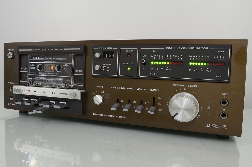 Dual C 820 Vintage Stereo Cassette Deck - 7286201101