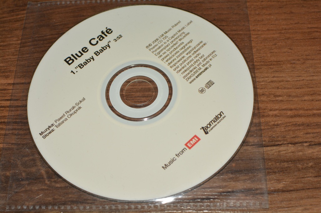 BLUE CAFE  BABY BABY PROMO CD