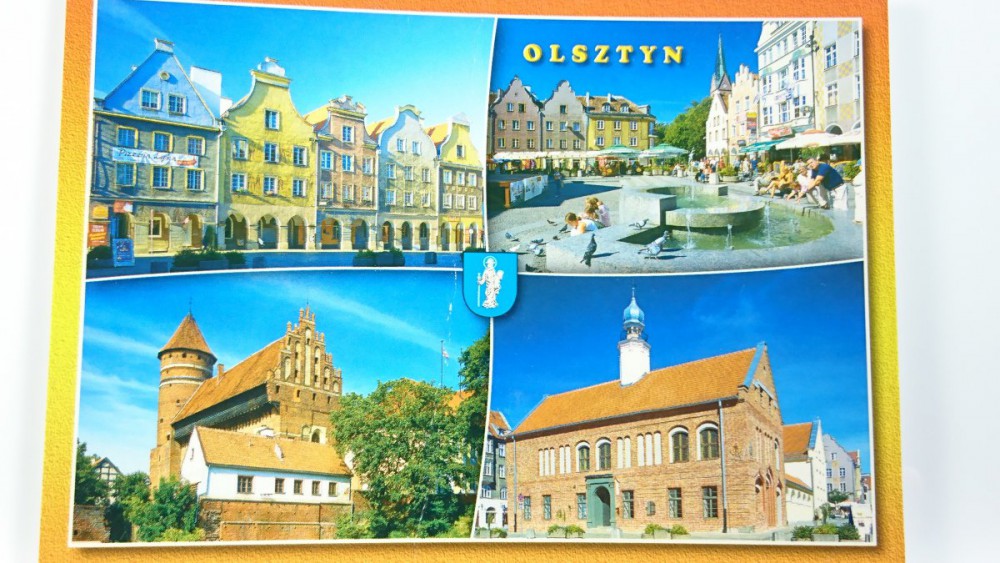 OLSZTYN. STARE MIASTO - KAMIENICE, FONTANNA