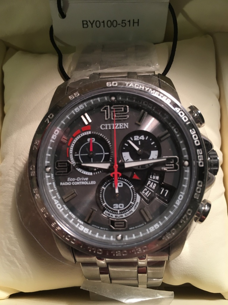 CITIZEN BY0100-51H RADIO CONTROLLED NOWY !!! 