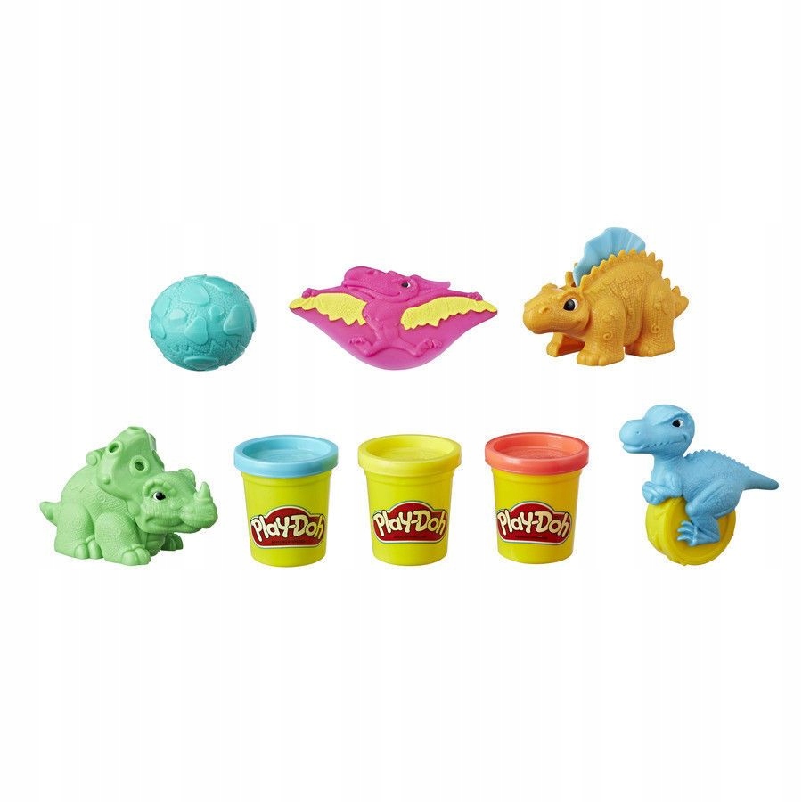 Ciastolina Play-Doh Zestaw z dinozaurami E1953
