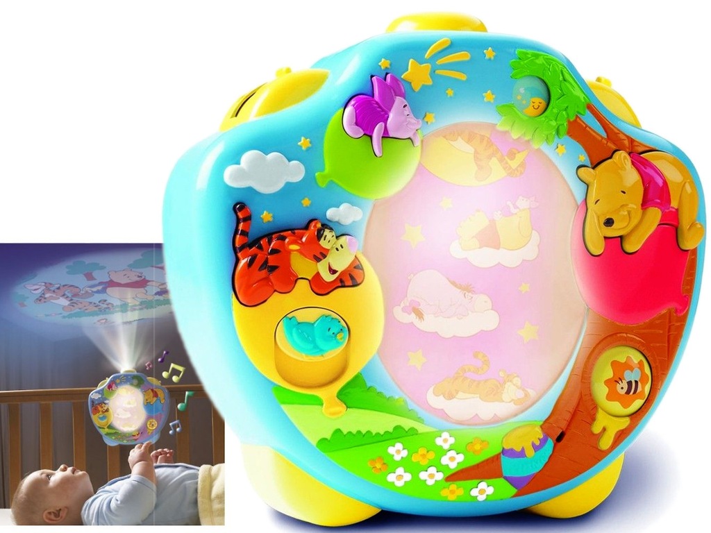 Tomy PROJEKTOR POZYTYWKA KUBUŚ PUCHATEK Lampka