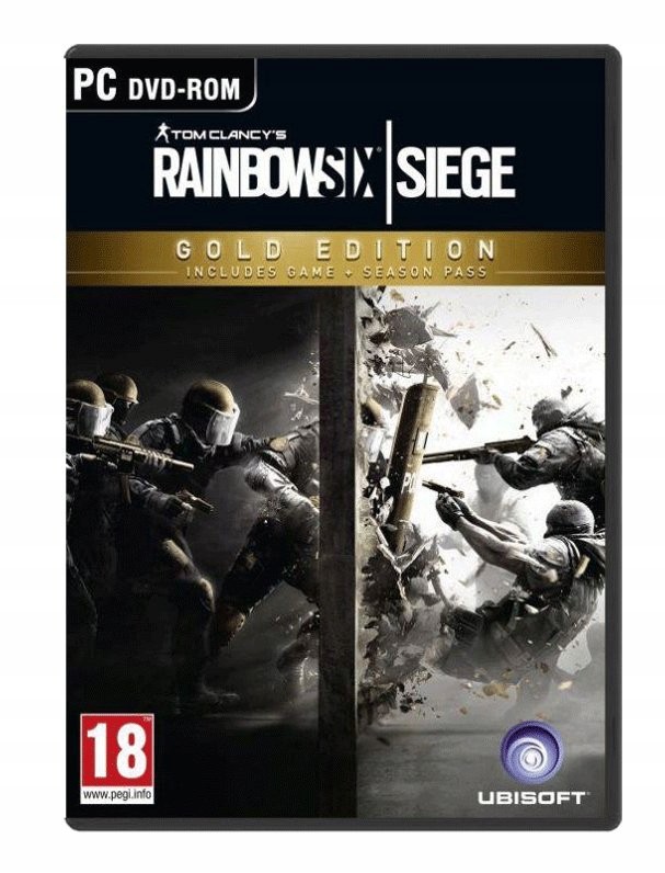 TOM CLANCY'S RAINBOW SIX SIEGE BOX PUDEŁKO PL GOLD