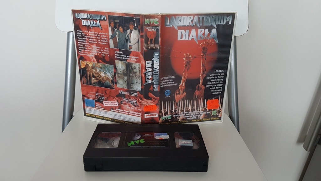 VHS _ LABORATORIUM DIABŁA _ NVC _ HORROR _ UNIKAT