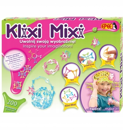 Klixi Mixi - 200 elementów - Zestaw Deluxe