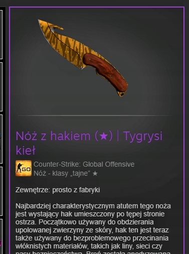 Kosa Skin Cs Go Gut Knife Tiger Tooth