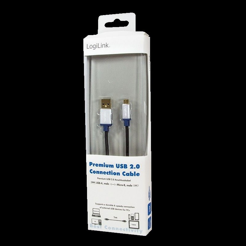 LOGILINK - Kabel Premium USB2.0 Typ-A - micro Typ-