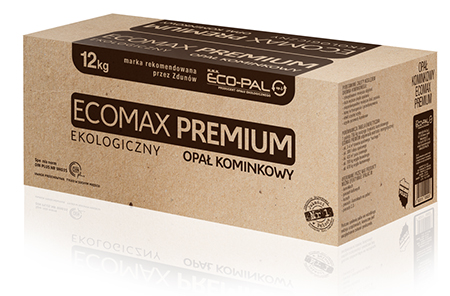 Opał kominkowy, brykiet EcoMax Premium 12 kg