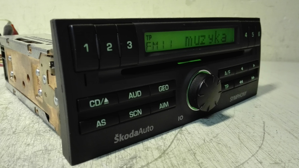 RADIO CD SYMPHONY SKODA FABIA 1+KOD 7150944920 oficjalne archiwum Allegro