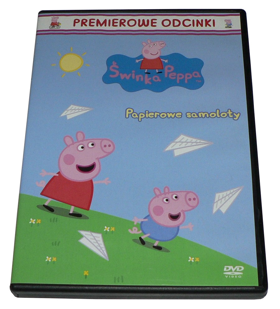 DVD - Świnka Peppa - Papierowe samoloty +12 innych