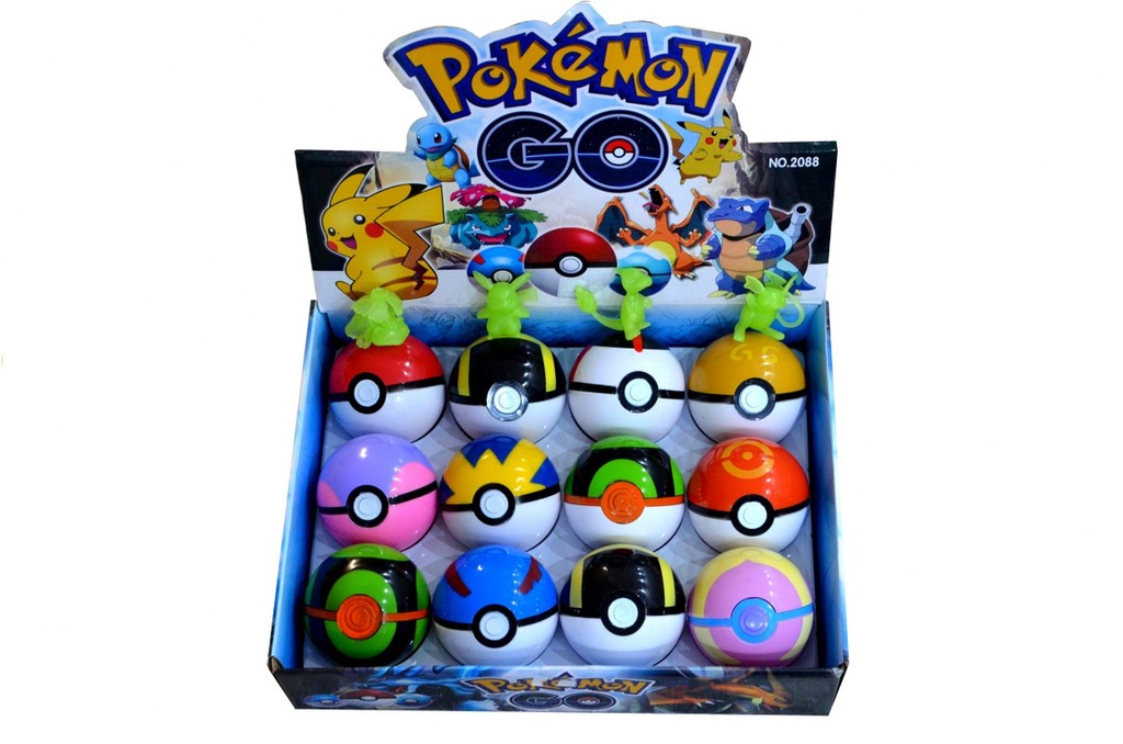POKEBALL 12 SZTUK POKEMON GO - WYSYŁKA Z POLSKI