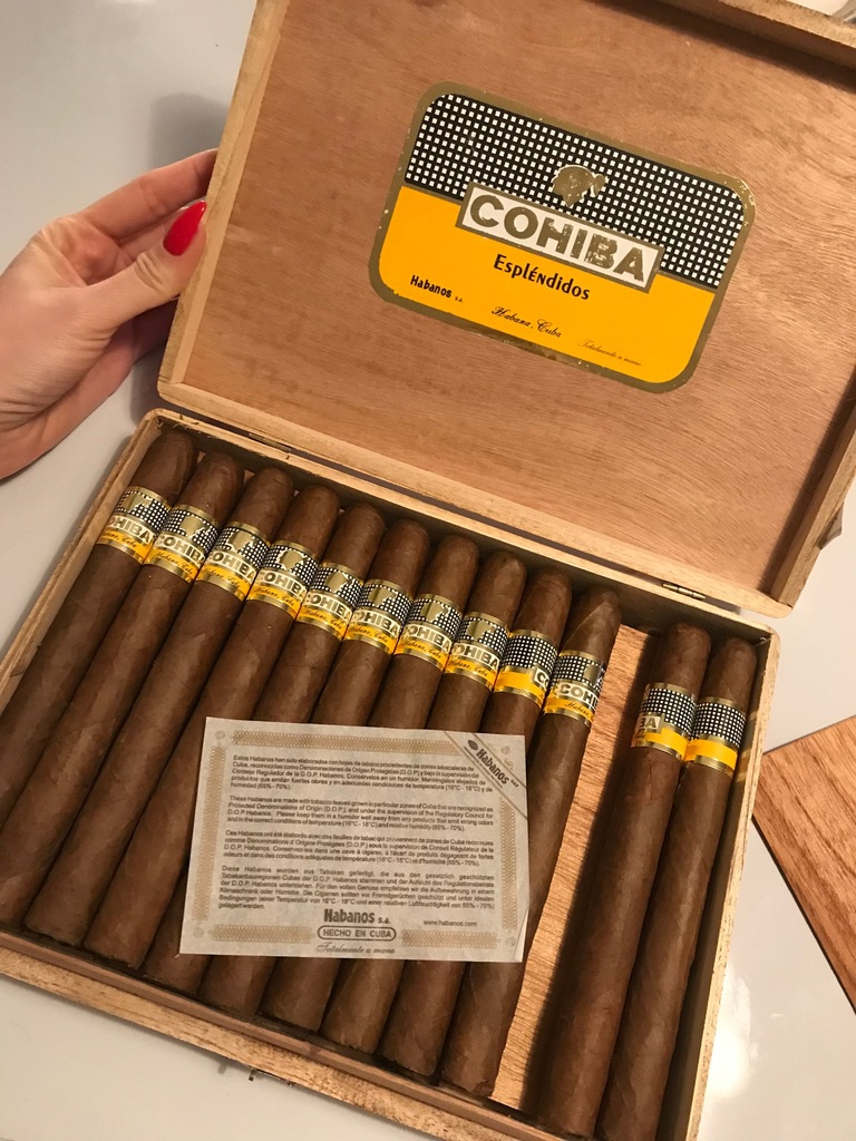 Zestaw cygar cygara Cohiba Eksplendidos Kuba 24szt