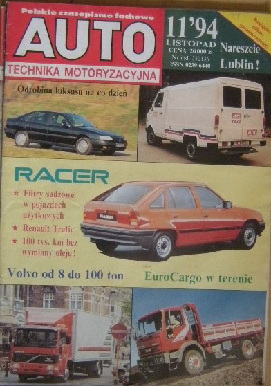 AUTO TM-11'94r-Daewoo Racer-Lexus-Lublin-Tarpan-
