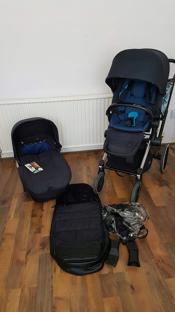 Wózek 2 w 1 Cybex priam lux granatowy