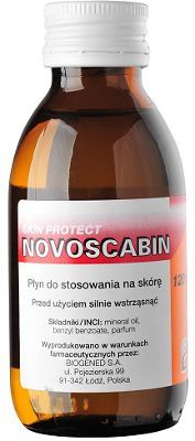 NOVOSCABIN SKIN PROTECT NA ŚWIERZB PŁYN 120 APTEKA