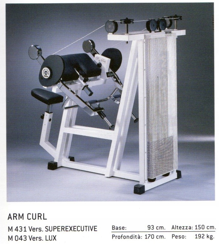 Maszyna na biceps Modlitewnik TECHNOGYM ARM CURL