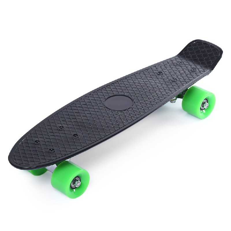 DESKOROLKA TYPU FISZKA DESKA 56cm ABEC7 CZARNA